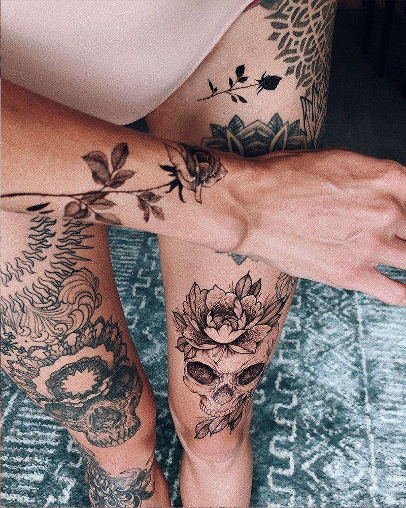 Tattoo "Floral Skull"