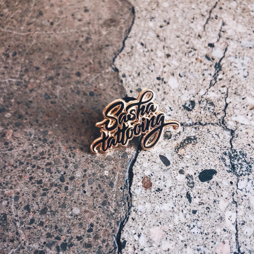 Sashatattooing Logo Pin