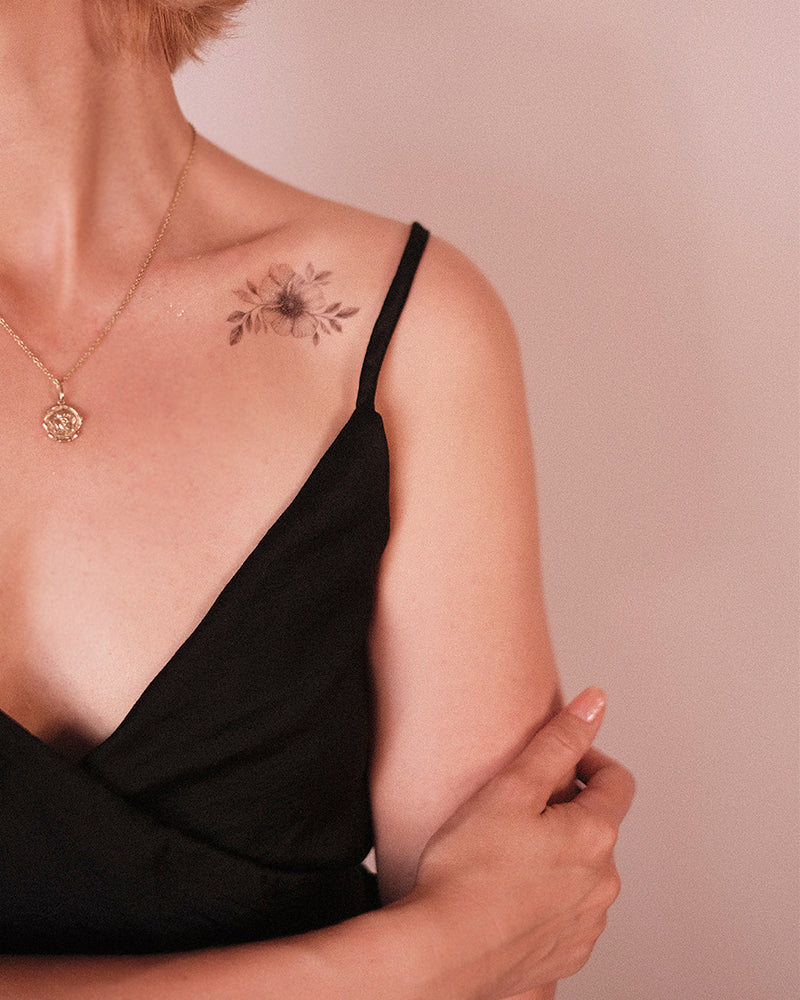 Watercolor Poppies & Tulip Forearm Tattoo | Best Tattoo Ideas For Men &  Women