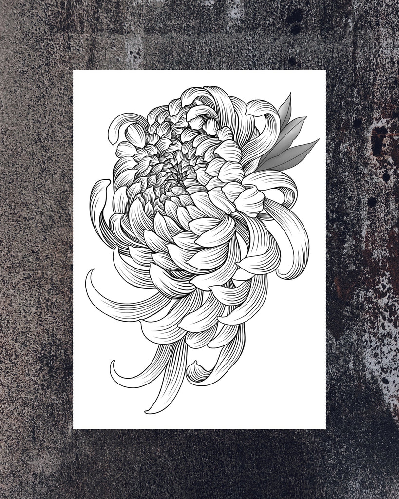 “Chrysanthemum” tattoo