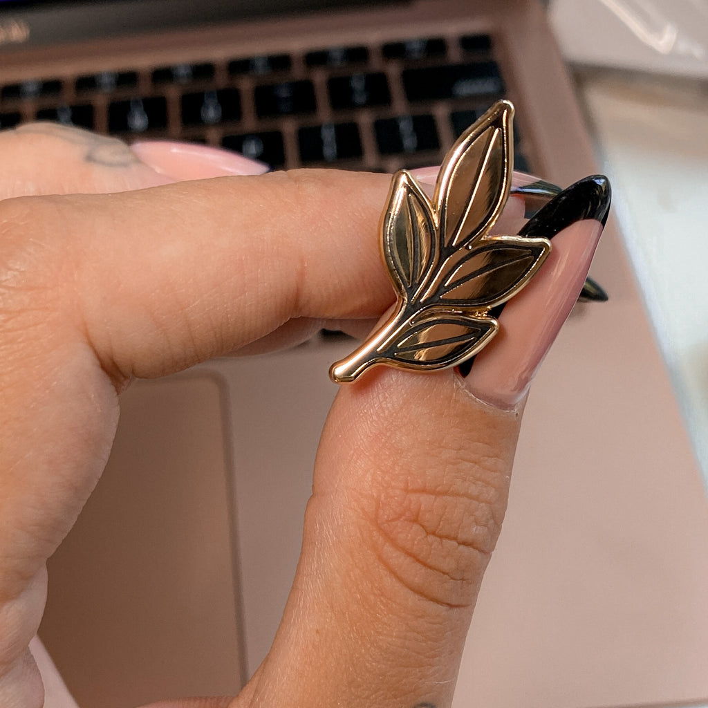 Gold Branch Pin