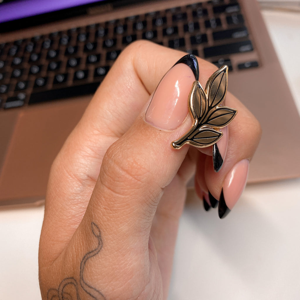 Gold Branch Pin