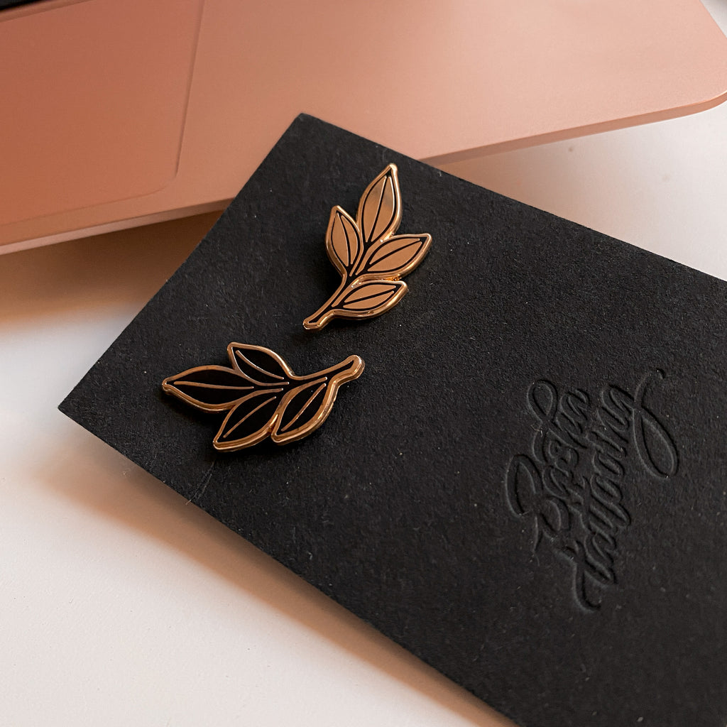 Gold&Black Branches set