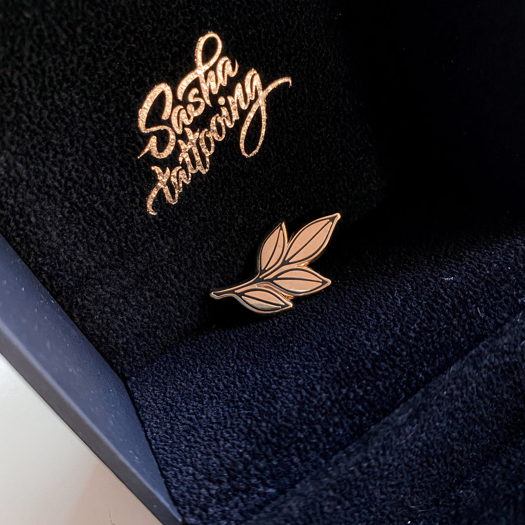 Gold Branch Pin