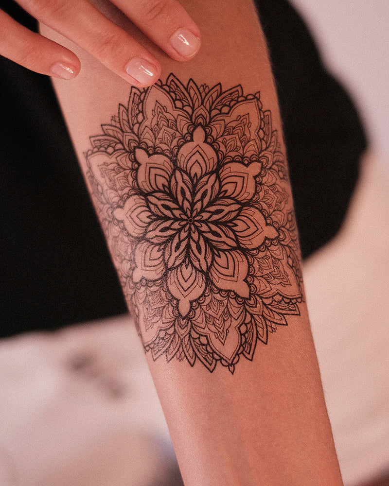 Tattoo set "Mandala & Lotus"