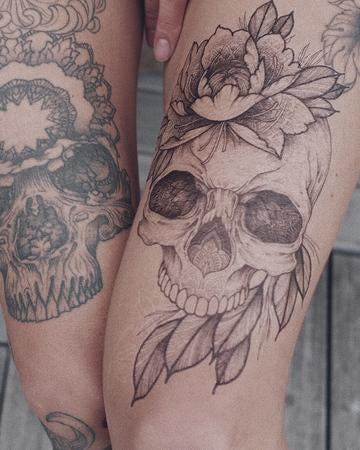 Tattoo "Floral Skull"